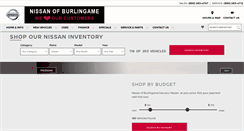 Desktop Screenshot of nissanofburlingame.com